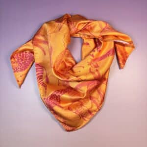 Foulard carré satiné