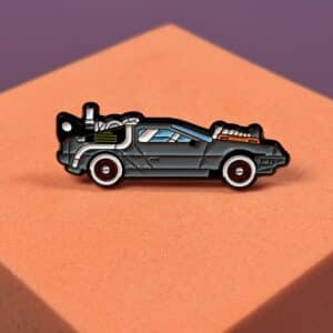 Pin’s delorean