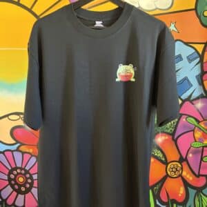 T-Shirt col rond noir "Ramen" Design Exclusif