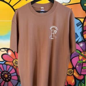 T-Shirt col rond Marron  "Breakfast Club" Design Exclusif